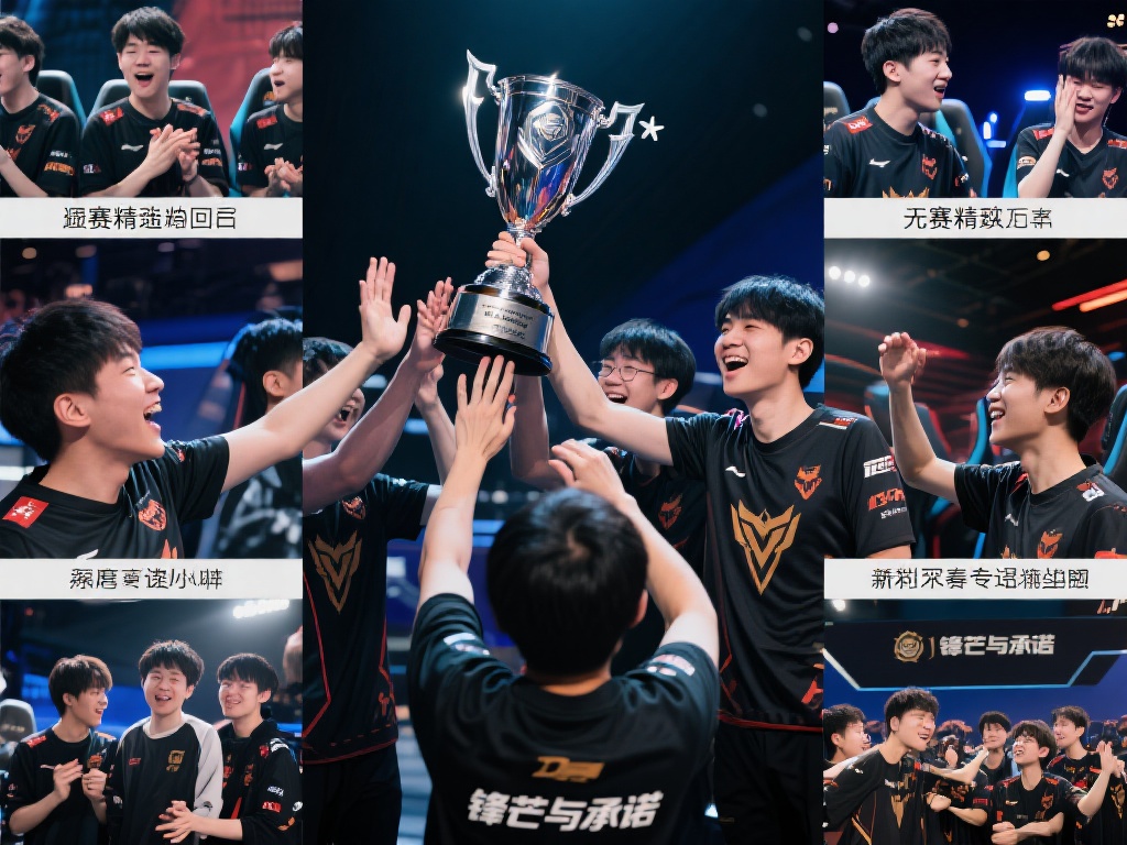 「恭贺AL锋芒绽放,勇夺2025LPL次赛段桂冠!」 赛后精选图中,一位粉丝展现出一组极具情感