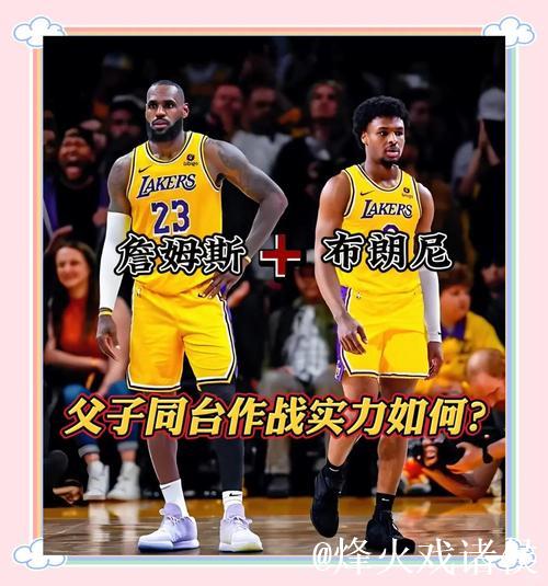 NBA里程碑！詹姆斯父子或将在揭幕战同场竞技